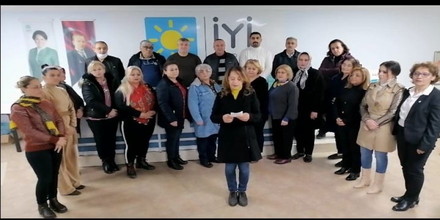 Konya İYİ Parti "Kadına Şiddete Hayır” dedi