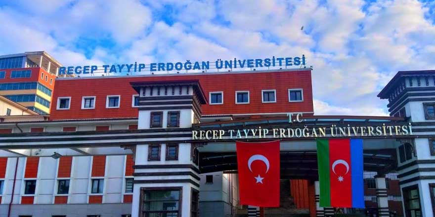 Recep Tayyip Erdoğan Üniversitesi duyurdu