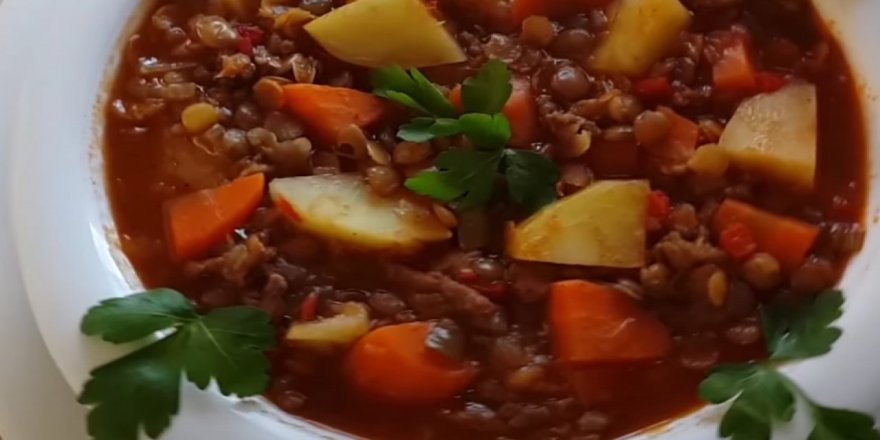 Tadı damağınızda kalacak etli mercimek tarifi
