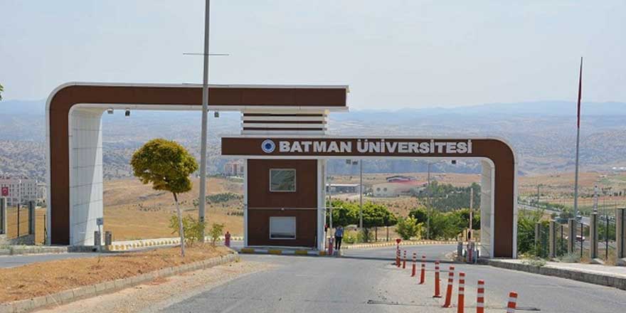 Batman Üniversitesi duyurdu