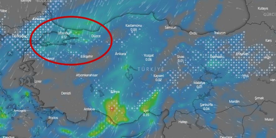 İstanbul için kar uyarısı