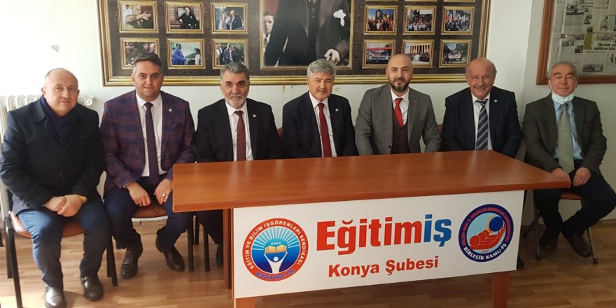 İYİ Parti’den, Eğitim-İş’e ziyaret