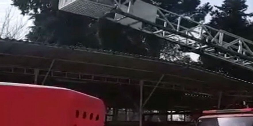 Tatbikat sırasında düşen işçinin durumu ağır