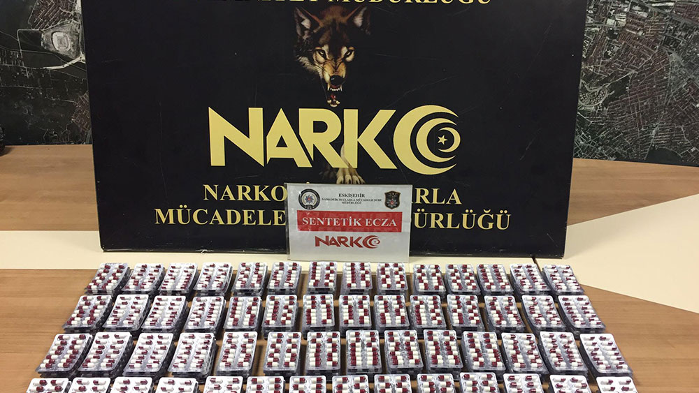 Eskişehir’de 3 bin 136 uyuşturucu ele geçirildi