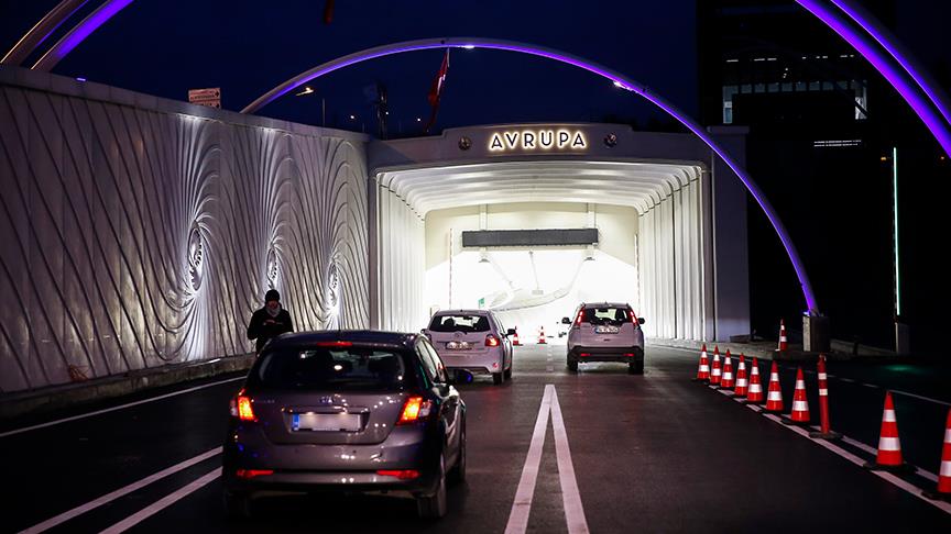 Avrasya Tüneli'nden geçişler başladı