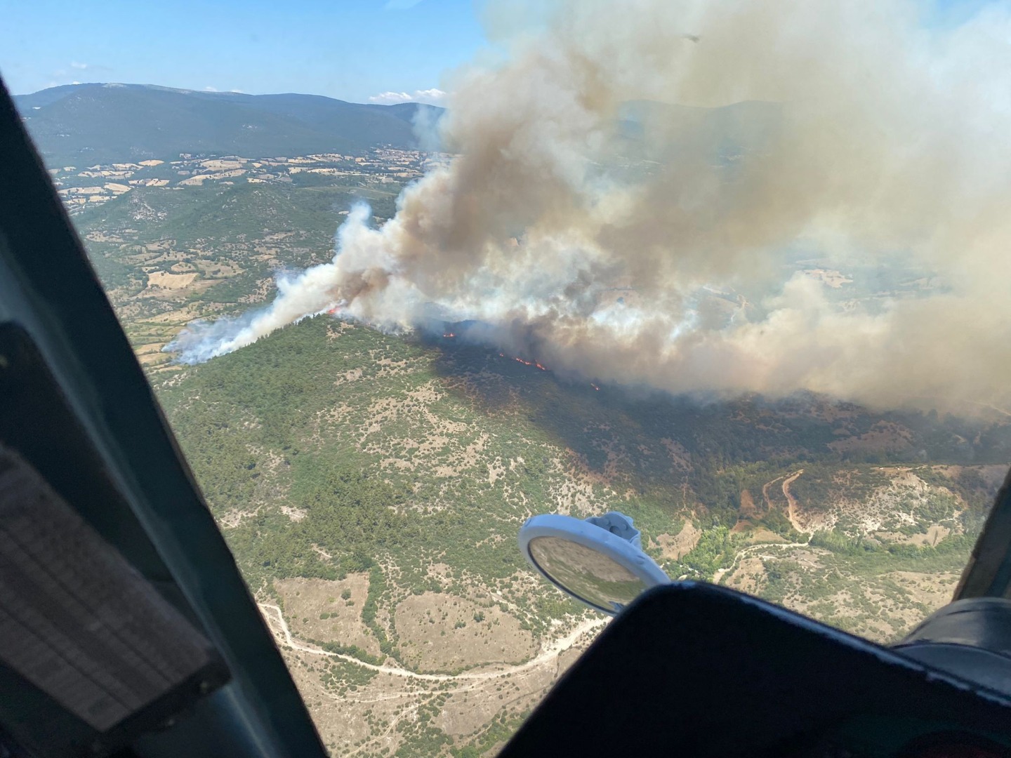 Balıkesir Kepsut’ta orman yangını