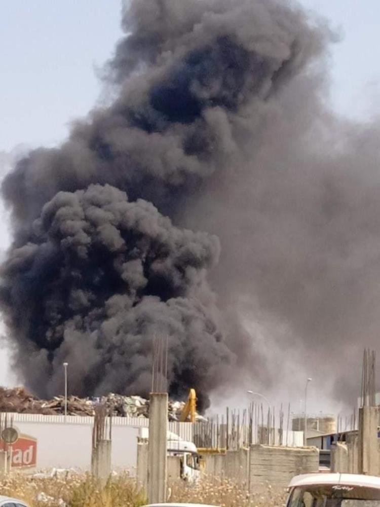 Hatay’da sanayide yangın