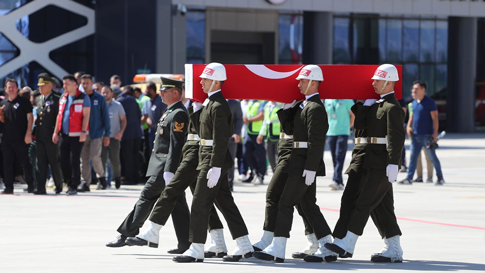Şehidimizin cenazesi Tokat'a getirildi