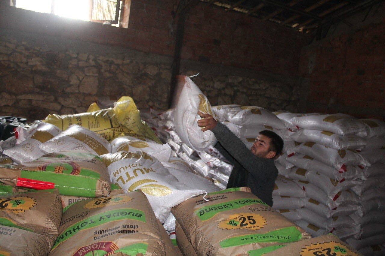 Çiftçilere nohut desteği verildi