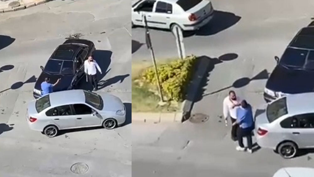 Önce balta ile saldırdı sonra ezmeye çalıştı