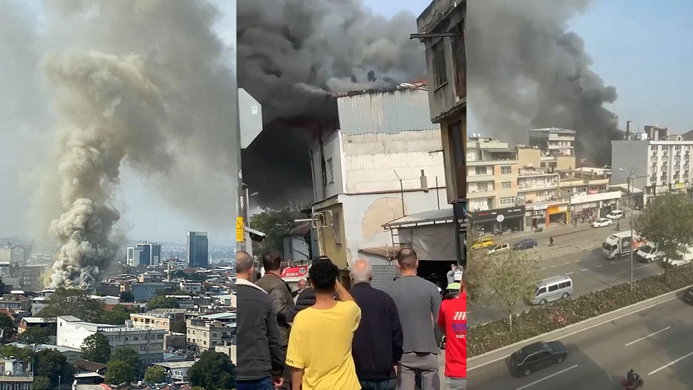Bursa’da fabrikada yangın