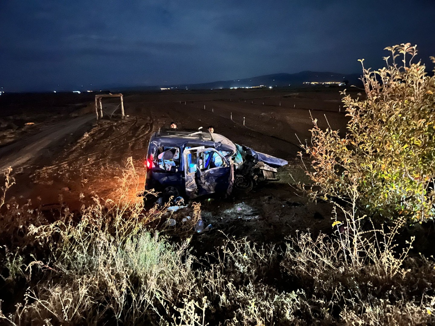 Afyonkarahisar’da feci kaza: 2 ölü 5 yaralı