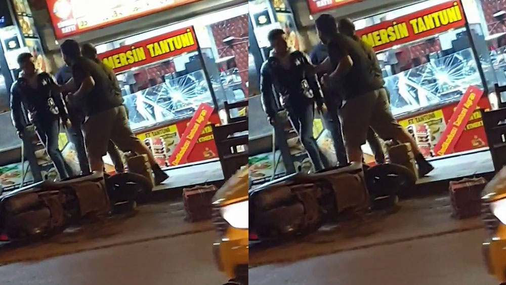 Esenyurt’ta tantuni dükkanını yerle bir ettiler