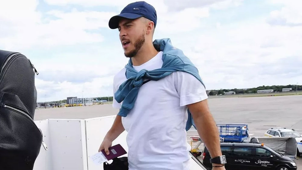 Eden Hazard hayali gerçek oluyor! Taraftarlardan havalimanına akın: Unutulmaz karşılama