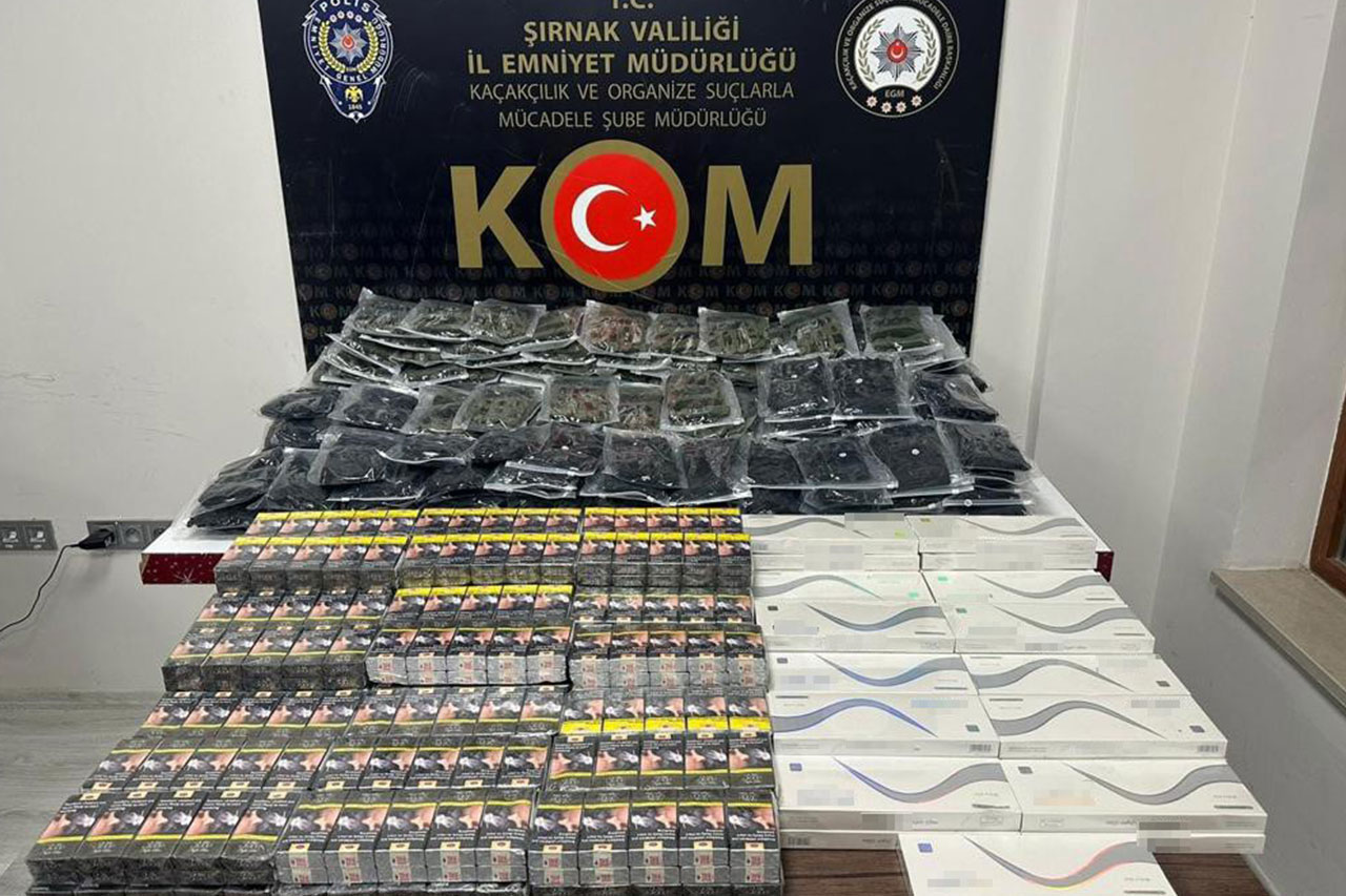 Şırnak’ta kaçakçılık ve asayiş operasyonu: 67 gözaltı