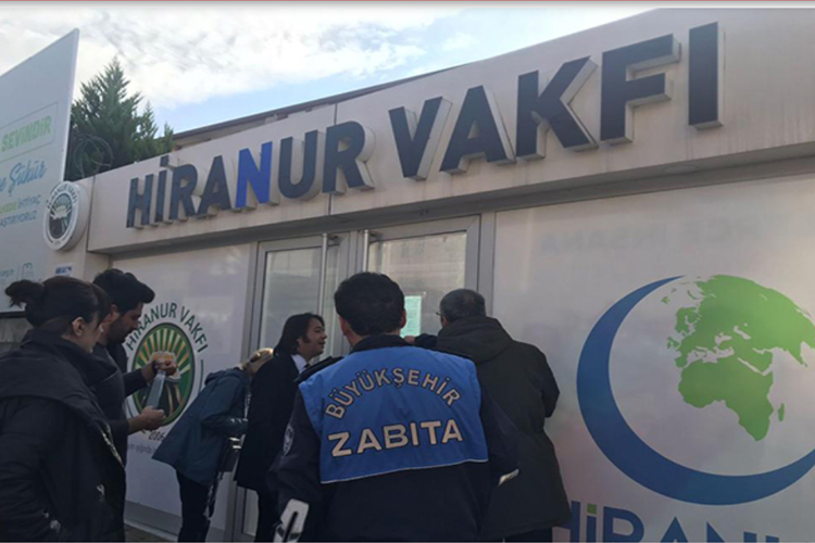 Sancaktepe Belediyesi Hiranur Vakfı'nın evraklarını gizlemiş!