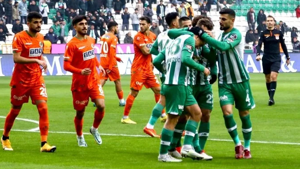 Konyaspor: 2 Alanyaspor: 2