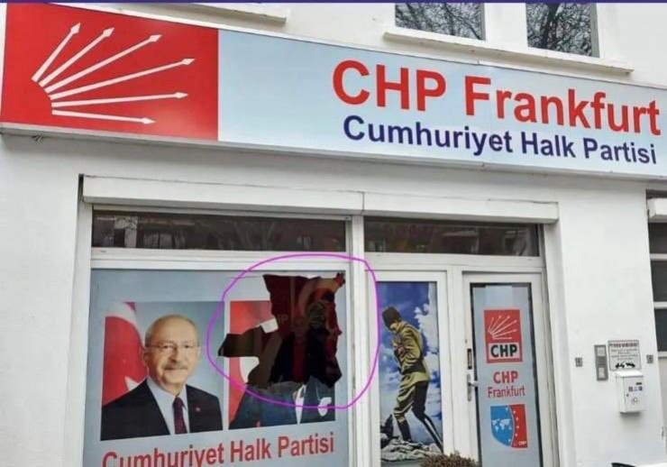 Almanya’daki CHP ofisine saldırı