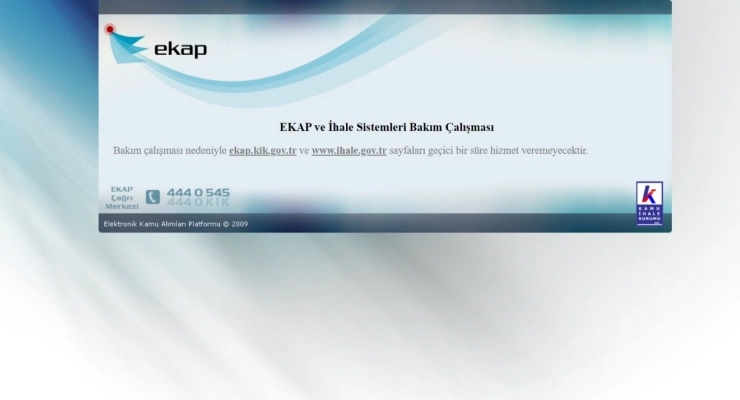 Özel’in açıklamasından sonra ihale sorgulama bakıma alındı