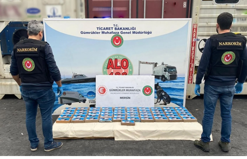 Yine Mersin Limanı yine uyuşturucu