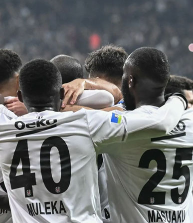 Vodafone Park'ta 'Tosun Paşa' müziği çaldı Beşiktaş seriyi 5 maça çıkardı