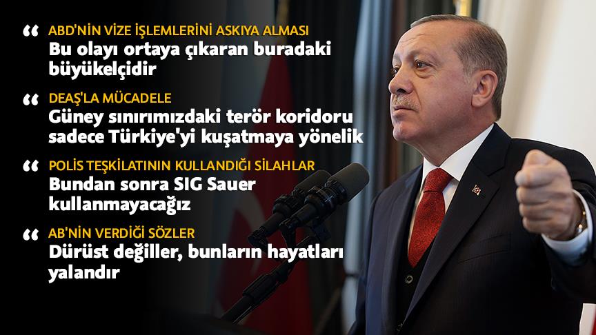 Erdoğan'dan ABD'ye çok sert tepki