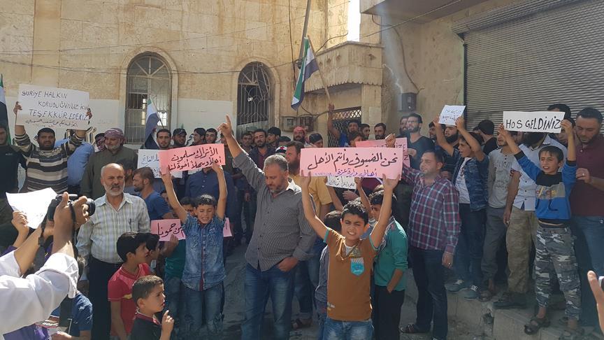 İdlip'te Türkiye coşkusu