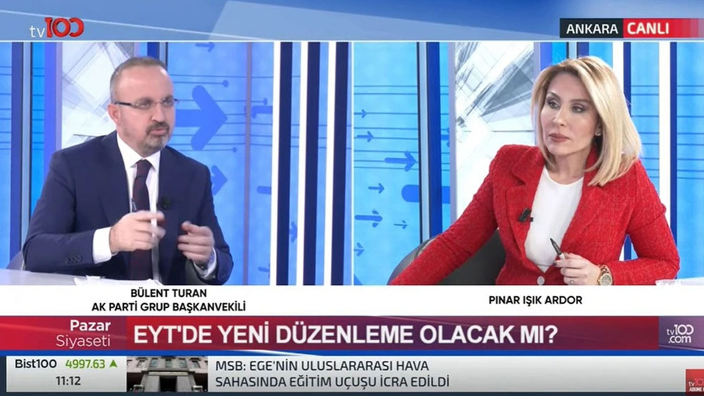 Bülent Turan TV100'de EYT'nin Meclis Genel Kurulu'na geleceği günü açıkladı