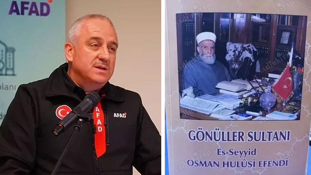 Bir ay önce AFAD Afetlere Müdahale Genel Müdürü oldu: Gönüller Sultanı Hulusi Efendi kitabını yazdı