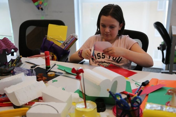 Çocuklar sürdürülebilir şehir tasarladı