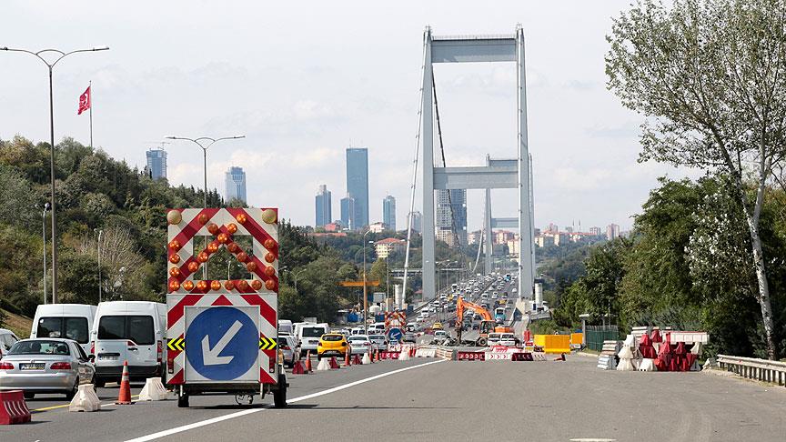 FSM Köprüsündeki bakım çilesi bitti