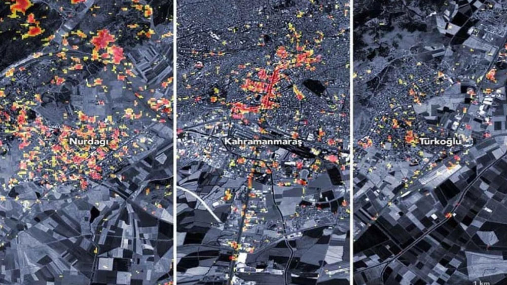 NASA'dan deprem bölgesine ilişkin yeni açıklama: Uzaydan çekilen deprem fotoğrafları yayınlandı