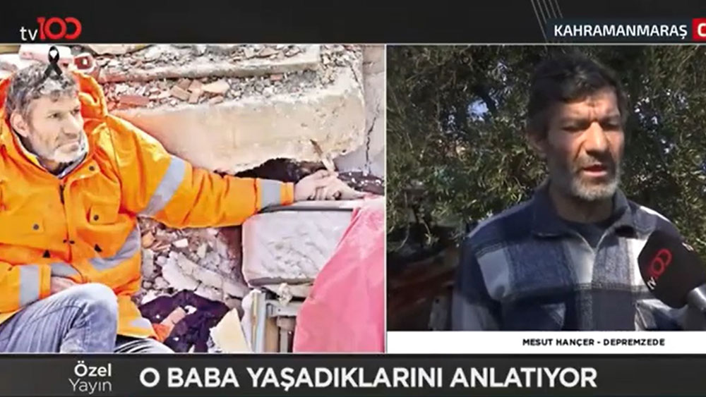 Enkaz başında kızının elini bırakmayan baba TV100’e konuştu: Çabaladım ama bir melek gibi yatağında uyuyordu!