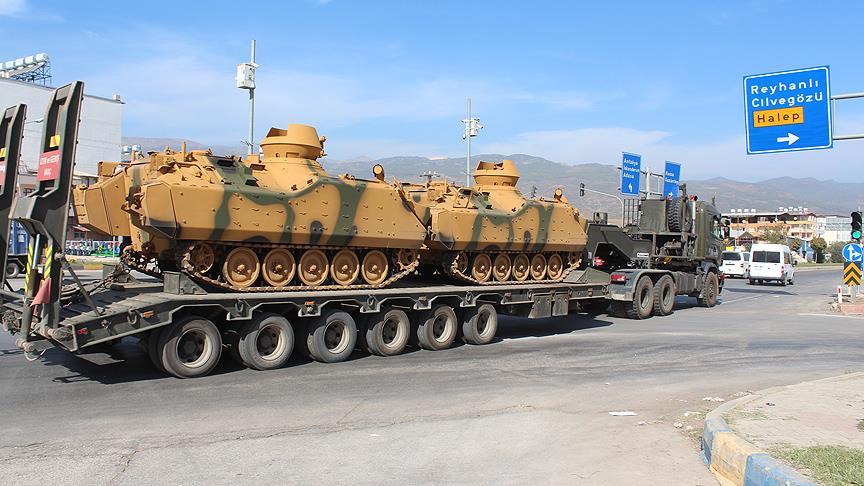 Hatay'da askeri hareketlilik