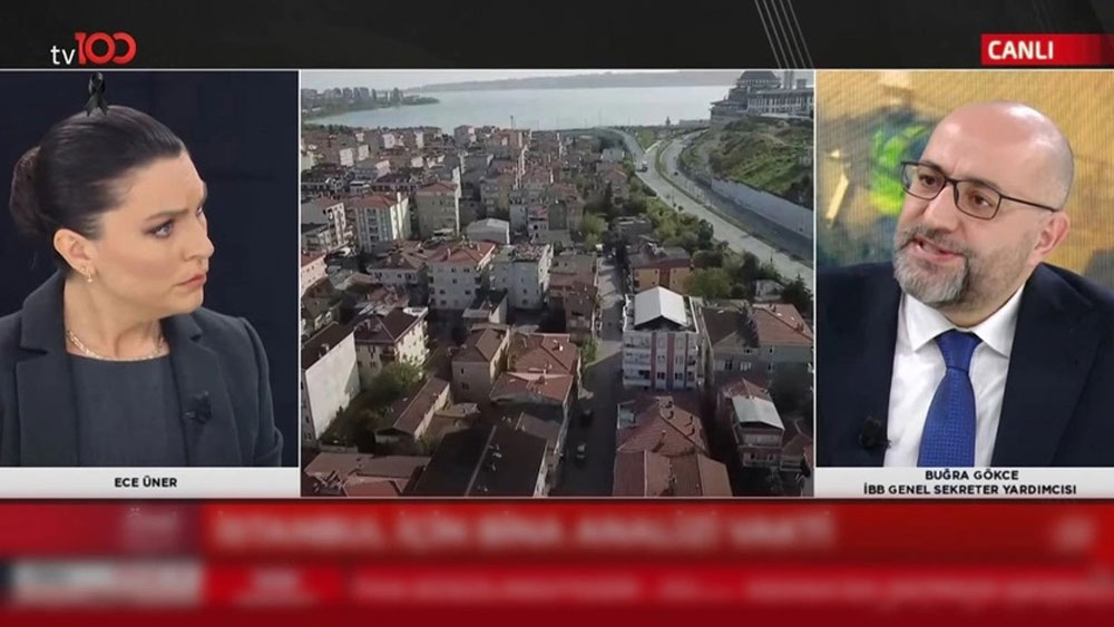 İstanbul depremine ilişkin soruları İBB Şehir Plancısı Dr. Buğra Gökçe tv100'de yanıtladı