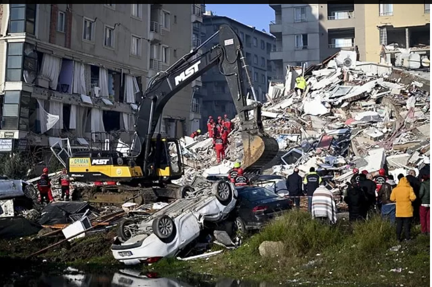 BM deprem bölgesindeki vahim tabloyu ortaya koydu