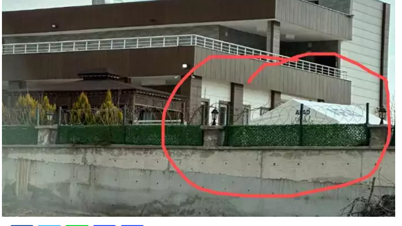 Millet inim inim inlerken AKP yöneticisinin evinde AFAD çadırı