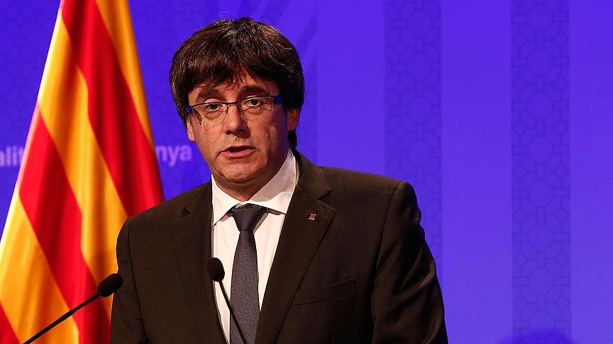 'Katalan lider Puigdemont Belçika'ya gitti'