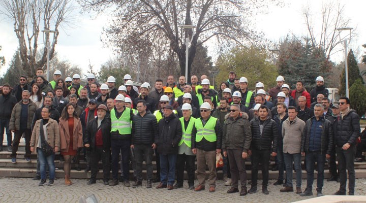 Betona su katılmasına itiraz eden mühendise saldırı