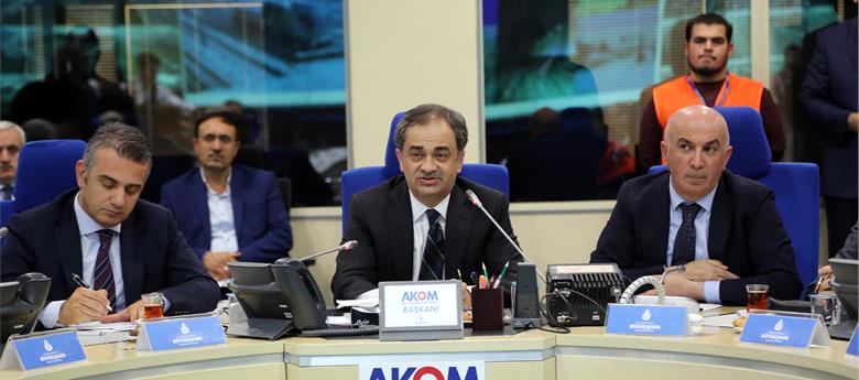 İBB, ilçe belediyelerini AKOM’da topladı