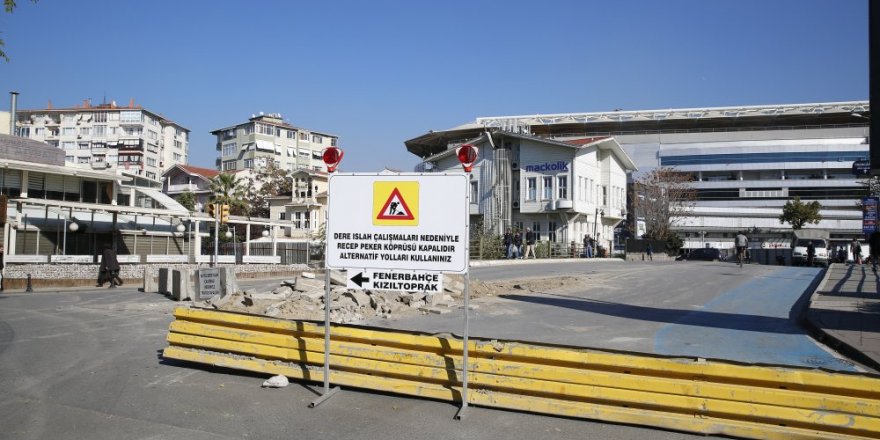 Recep Peker Köprüsü yenileniyor