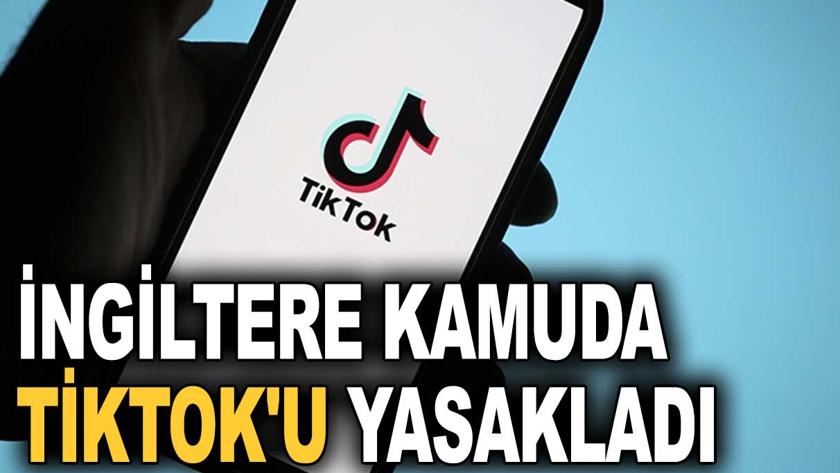 İngiltere kamuda TikTok'u yasakladı