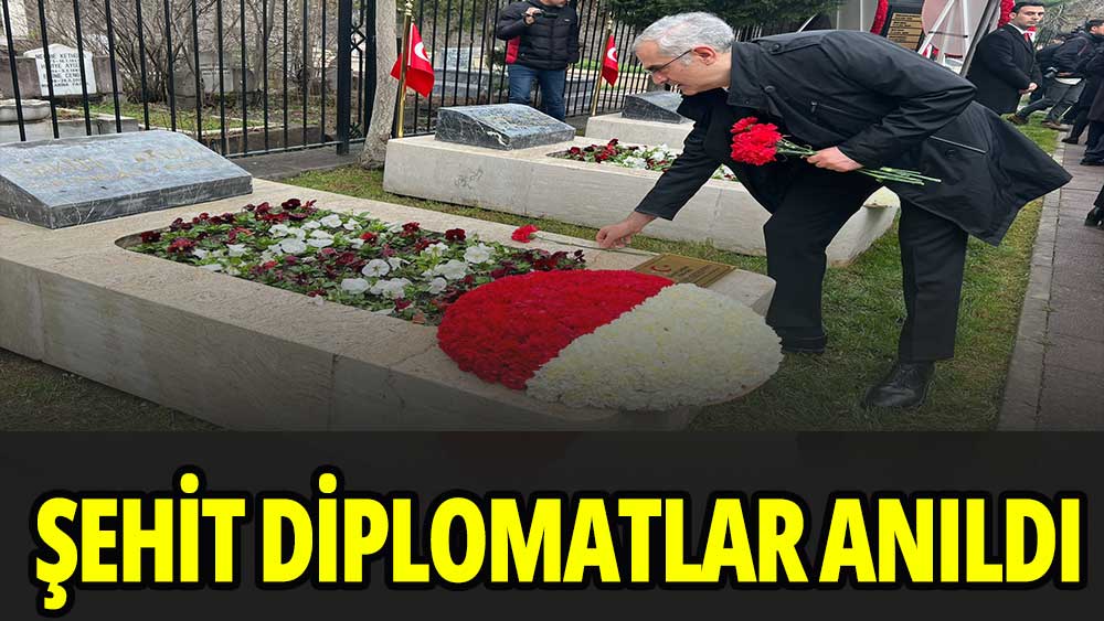 Şehit diplomatlar anıldı