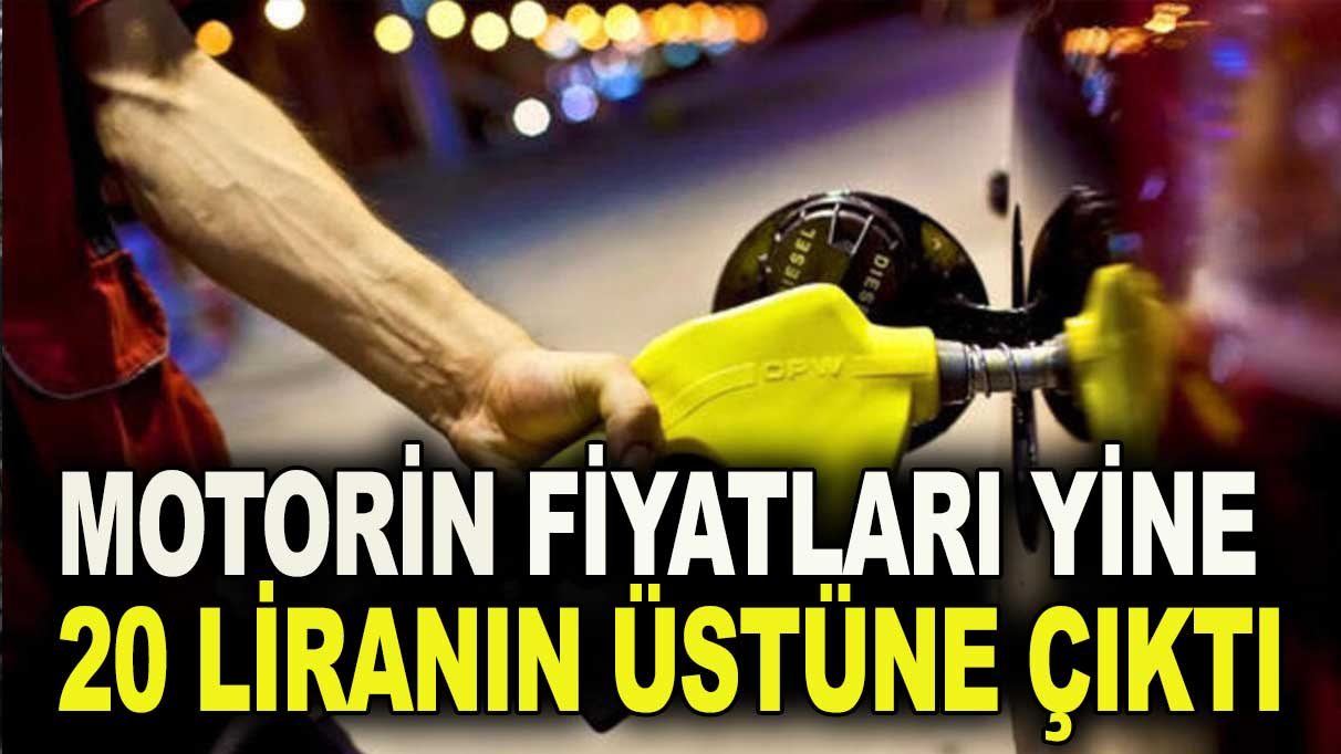 Motorine indirimin ardından zam geldi