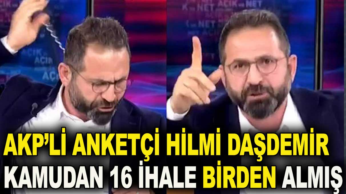 AKP’nin anketçisi Daşdemir'e, kamudan ihale yağmış!