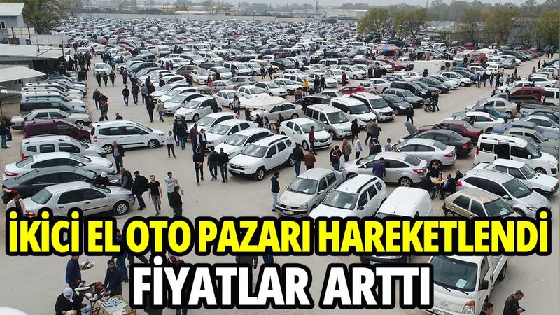 İkinci el  oto pazarı hareketlendi