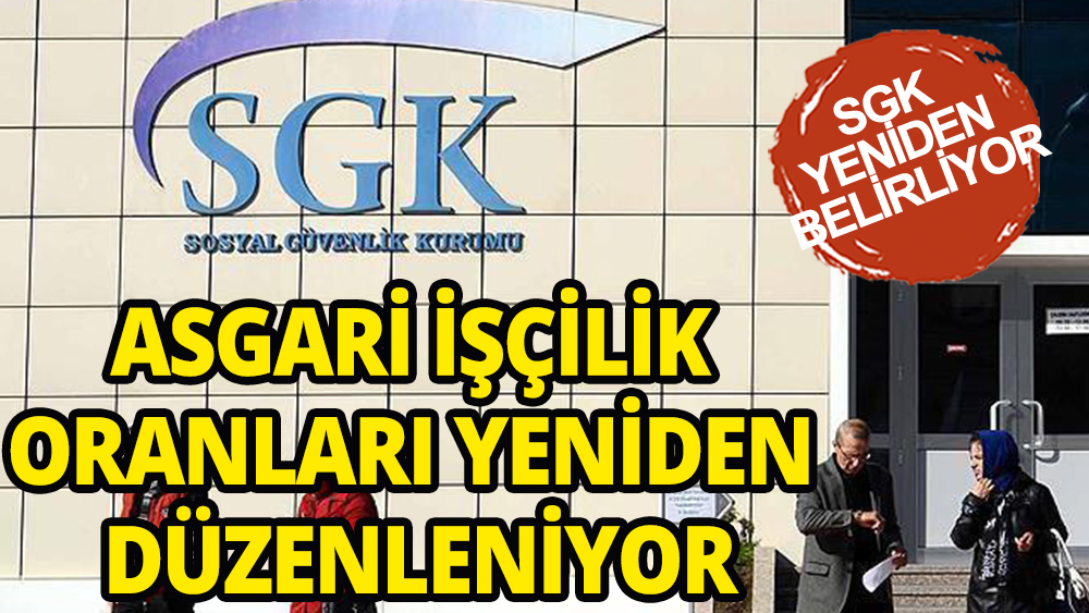 Asgari işçilik oranlarında düzenleme