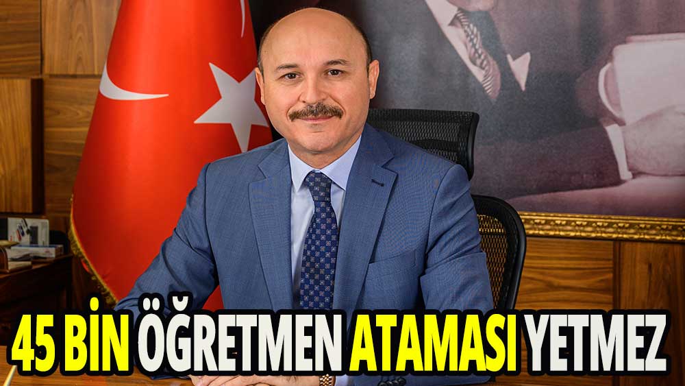 Türk Eğitim-Sen Genel Başkanı Geylan: “45 bin atama yetmez”