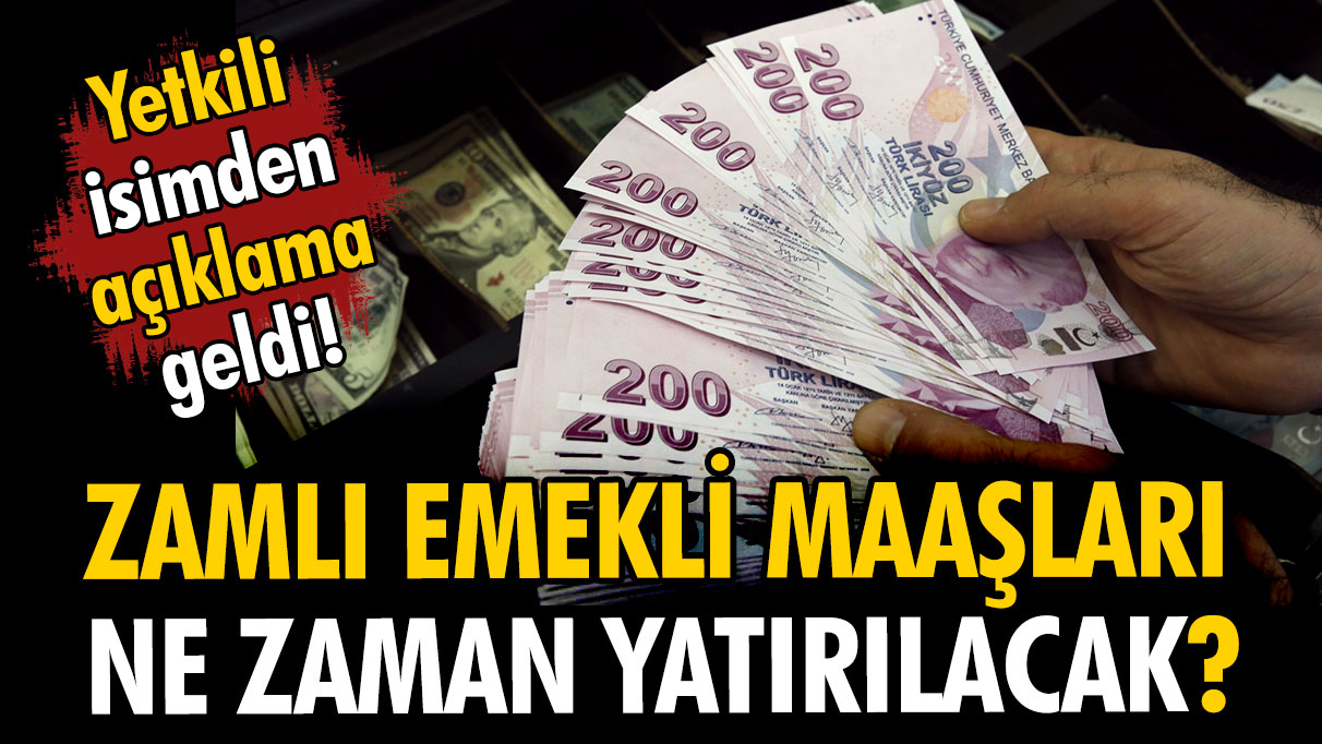 Emekliler dikkat: Zamlı maaşlar ne zaman yatırılacak? Tarih verildi