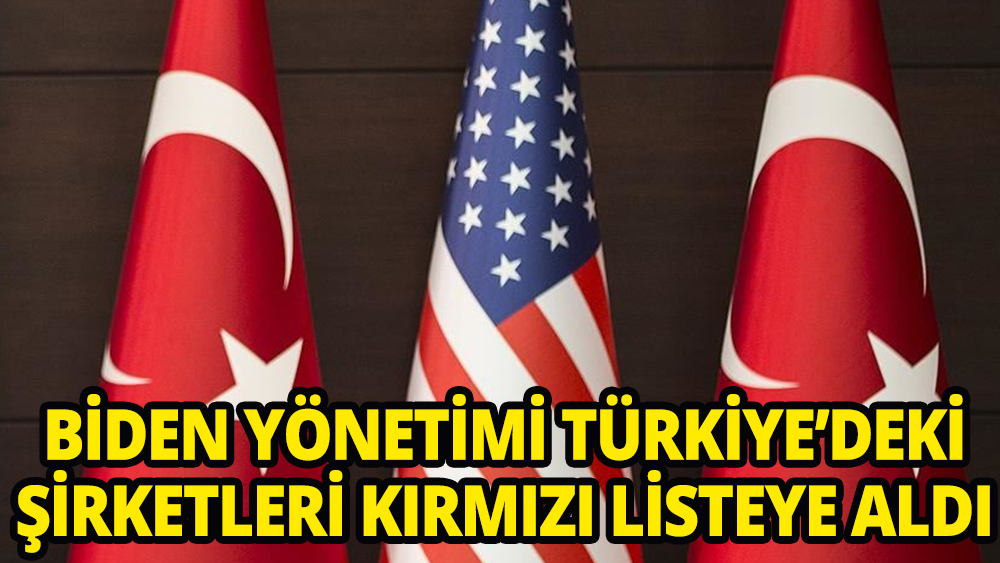 ABD'den Türkiye'deki şirketlere yaptırım